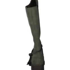 Rieker Z4774, Overknee-Stiefel, Damen, Grün