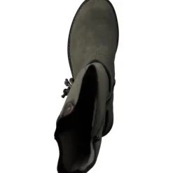 Rieker Z4774, Overknee-Stiefel, Damen, Grün