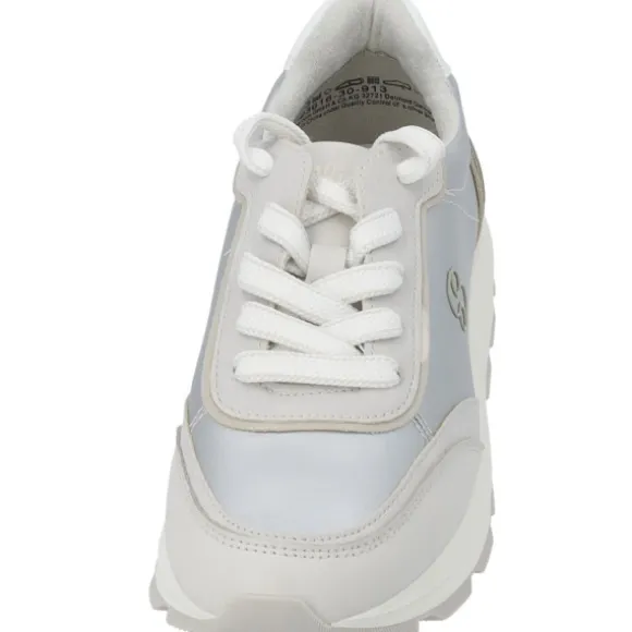 s. Oliver 23616, Schnürschuhe, Damen, platinum combi