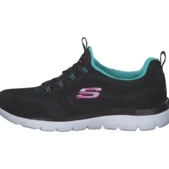 Skechers 150120 BKMT Summits New Nature, Slip-On-Sneaker, Damen, Schwarz