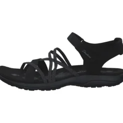 Skechers 163193, Keilsandaletten, Damen, Schwarz