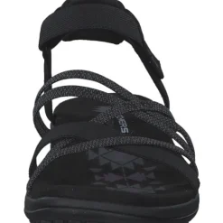 Skechers 163193, Keilsandaletten, Damen, Schwarz