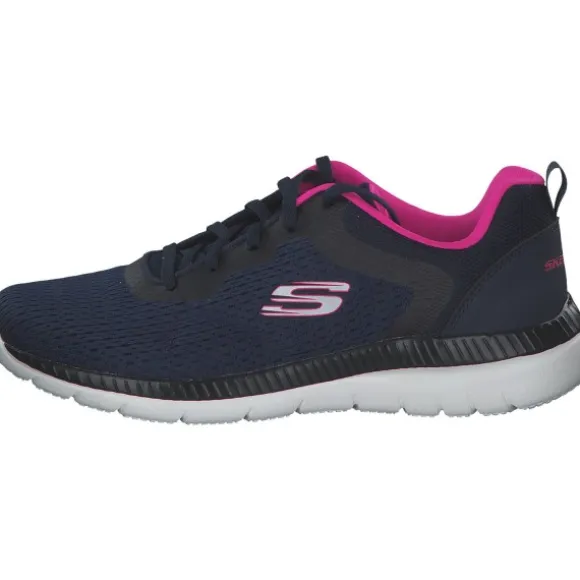 Skechers 12607 NVHP Bountiful Quick Path, Schnürschuhe, Damen, navy pink