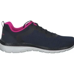 Skechers 12607 NVHP Bountiful Quick Path, Schnürschuhe, Damen, navy pink