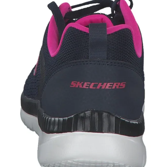 Skechers 12607 NVHP Bountiful Quick Path, Schnürschuhe, Damen, navy pink