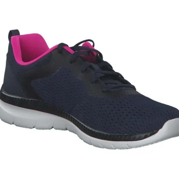 Skechers 12607 NVHP Bountiful Quick Path, Schnürschuhe, Damen, navy pink