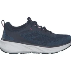 Skechers 150471, Schnürschuhe, Damen, NAVY KNIT / PINK TRIM