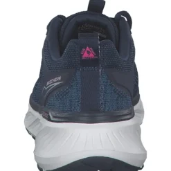 Skechers 150471, Schnürschuhe, Damen, NAVY KNIT / PINK TRIM