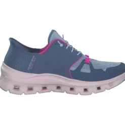 Skechers 150420, Slip-On-Sneaker, Damen, slate mesh / pink trim