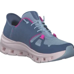 Skechers 150420, Slip-On-Sneaker, Damen, slate mesh / pink trim
