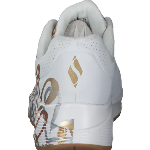 Skechers 155523, Sneakers Low, Damen, Weiß Herzen