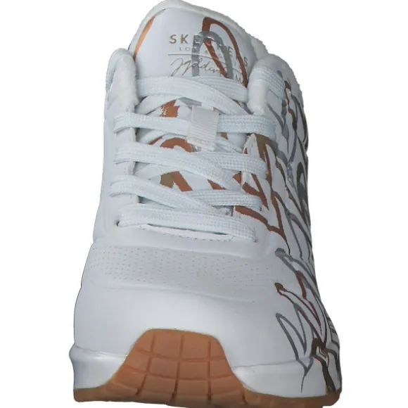 Skechers 155523, Sneakers Low, Damen, Weiß Herzen