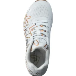 Skechers 155523, Sneakers Low, Damen, Weiß Herzen