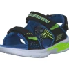 Skechers 90558L, Sandaletten, Kinder, black/blue/royal & lime