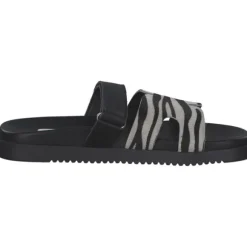 Steve Madden SM11003505-999, Plateau-Pantoletten, Damen, Zebra