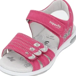 Superfit EMILY 06137, Sandaletten, Kinder, PINK/SILBER