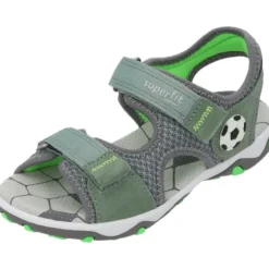 Superfit MIKE 3.0 09466, Sandaletten, Kinder, HELLGRÜN/HELLGRAU