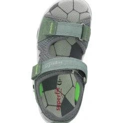 Superfit MIKE 3.0 09466, Sandaletten, Kinder, HELLGRÜN/HELLGRAU