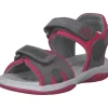 Superfit SUNNY 06127, Sandalen (Kinder), Kinder, hellgrau/pink