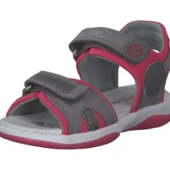 Superfit SUNNY 06127, Sandalen (Kinder), Kinder, hellgrau/pink