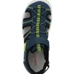 Superfit TORNADO 09030, Sandaletten, Kinder, BLAU/GELB