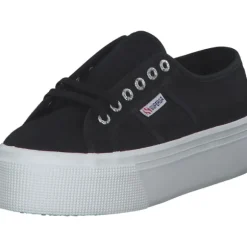 Superga 2790 Cotw Linea Up And Down S9111LW, Sneakers Low, Damen, black white