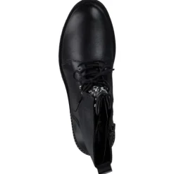 Tamaris 25826, Biker Boots, Damen, Schwarz