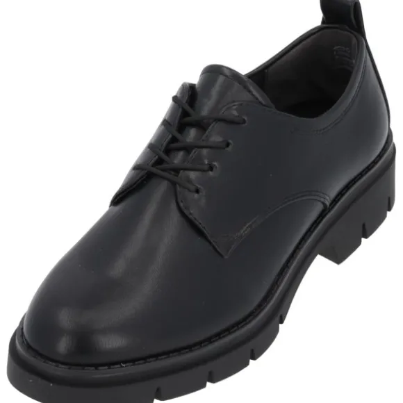Tamaris 23302, Schnürschuhe, Damen, BLACK MATT