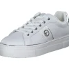 Tamaris 23724, Schnürschuhe, Damen, Weiß (White/Silver)