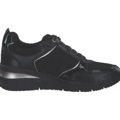 Tamaris 23721-42, Schnürschuhe, Damen, black/gold