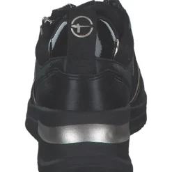 Tamaris 23721-42, Schnürschuhe, Damen, black/gold