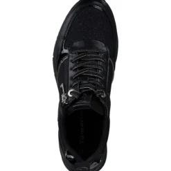 Tamaris 23721-42, Schnürschuhe, Damen, black/gold