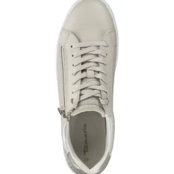 Tamaris 23313, Schnürschuhe, Damen, IVORY/GOLD