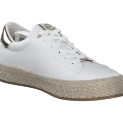 Tamaris 23713, Schnürschuhe, Damen, WHITE/GOLD