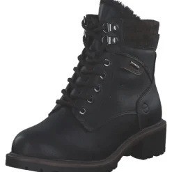Tamaris 1-26266-43/020, Schnürstiefel, Damen, BLACK MATT