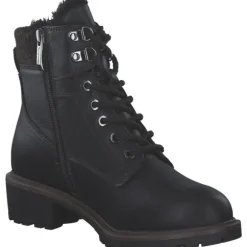 Tamaris 1-26266-43/020, Schnürstiefel, Damen, BLACK MATT