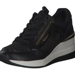 Tamaris 23703, Sneakers Low, Damen, BLACK/COPPER
