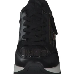 Tamaris 23703, Sneakers Low, Damen, BLACK/COPPER