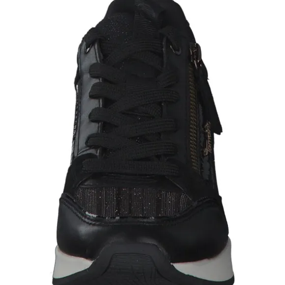 Tamaris 23703, Sneakers Low, Damen, BLACK/COPPER