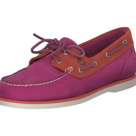 Timberland Classic Boat Amherst 2 Eye, Mokassins, Damen, bright pink